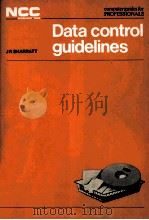 Data Control Guidelines   1974  PDF电子版封面    J.R.Sharratt 