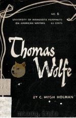 THOMAS WOLFE   1960  PDF电子版封面     