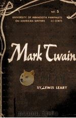 MARK TWAIN   1960  PDF电子版封面     