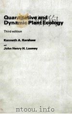 QUANTITATIVE AND DYNAMIC PLANT ECOLOGY THIRD EDITION（1985 PDF版）