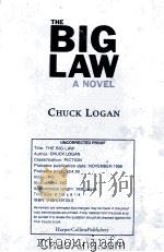 THE BIG LAW A NOVER   1998  PDF电子版封面  0060191333   