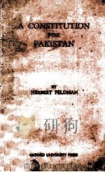 A Constitution For Pakistan     PDF电子版封面     
