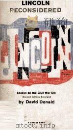 Lincoln Reconsidered   1961  PDF电子版封面    David Donald 