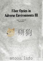 Proceedings of SPIE-The International Society for Optical Engineering Volume 721 Fiber Optics in Adv（1987 PDF版）