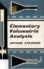 Elementary Volumetric Analysis   1955  PDF电子版封面  0582694108   