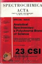 ANALYTICAL SPECTROSCOPY A POLYCHROME   1983  PDF电子版封面    P.W.J.M.BOUMANS 