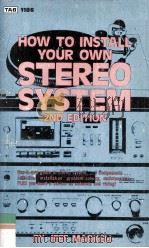 HOW TO INSTALL YOUR OWN STEREO SYSTEM 2ND EDITION（1980 PDF版）