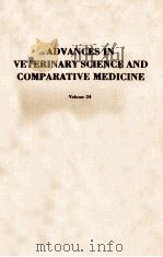 ADVANCES IN VETERINARY SCIENCE AND COMPARATIVE MEDICINE VOLUME 24（1980 PDF版）