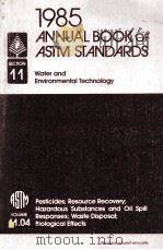 1985ANNUAL BOOK OF ASTM STANDARDS     PDF电子版封面  0803106254   