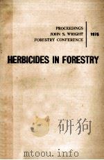 HERBICIDES IN FORESTRY     PDF电子版封面     