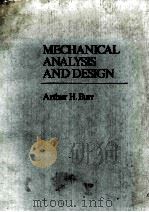 MECHANICAL ANALYSIS AND DESTIGN     PDF电子版封面     