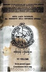 SOTTO LALTO PATRONATO DEL PRESIDENTE DELLA REPUBBLICA DITALIA VOLUME VI     PDF电子版封面     