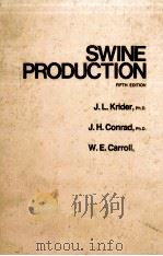 SWINE PRODUVTION FIFTH EDITION     PDF电子版封面     