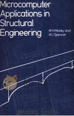 MICROCOMPTER APPLICATIONS IN STRUCTURAL ENGINEERING     PDF电子版封面     