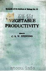 VEGETABLE PRODUCTIVITY（ PDF版）