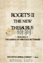 ROGET'S II THE NEW THESAURUS     PDF电子版封面     