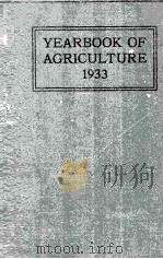YEARBOOK OF AGRICULTURE 1933（ PDF版）