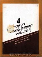 ICRISAT ANNUAL REPORT 1978-1979（ PDF版）