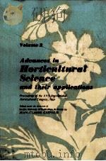 ADVANCES IN HOR TICULTURAL SCIENCE AND THEIR APPLICATIONS（ PDF版）