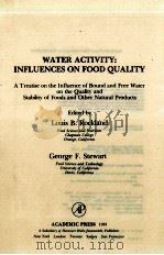WATER ACTIVETY:INFLUENCES ON FOOD QUALITY（ PDF版）