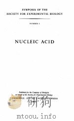 NUCLEIC ACID   1947  PDF电子版封面     