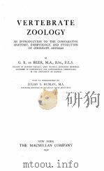 VERTEBRATE ZOOLOGY（1932 PDF版）