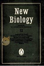 NEW BIOLOGY 12   1952  PDF电子版封面     