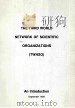THE THIRD WORLD NETWORK OF SCIENTIFIC ORGANIZATIONS   1989  PDF电子版封面     