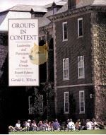 GROUPS IN CONTEXT FOURTH EDITION     PDF电子版封面  0070710821   