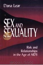 SEX AND SEXUALITY     PDF电子版封面  9780761904786   