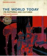 THE WORLD TODAY ITS PATTERNS AND CULTURES     PDF电子版封面     