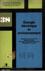 Energie electrique et environnement   1980  PDF电子版封面    Roger Ginocchio 