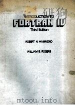 INTRODUCTION TO FORTRAN IV  THIRD EDITION   1983  PDF电子版封面  0070259089   