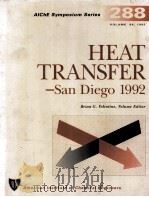 Heat Transfer-San Diego 1992（1992 PDF版）