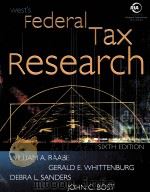 WEST'S FEDERAL TAX RESEARCH SIXTH EDITION     PDF电子版封面     