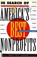 IN SEARCH OF AMERICA'S BEST NONPROFITS（ PDF版）