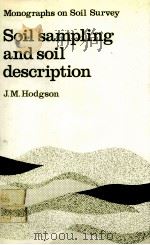 SOIL SAMPLING AND SOIL DESCRIPTION   1978  PDF电子版封面  0198545118   