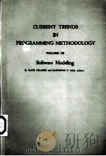 CURRENT TRENDS IN PROGRAMMING METHODOLOGY VOLUME Ⅲ     PDF电子版封面  0131957579   