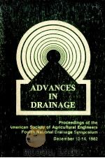 ADVANCES IN DRAINAGE（1982 PDF版）