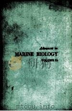 ADVANCES IN MARINE BIOLOGY VOLUME13（1975 PDF版）