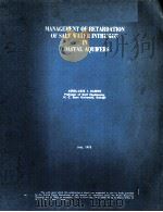 MANAGEMENT OF RETARDATION OF SALT WATER INTRUSION IN COASTAL AQUIFERS   1975  PDF电子版封面     