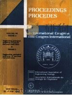 PROCEEDINGS PROCEDES VOLUMEⅦ THEME4   1982  PDF电子版封面     