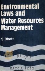 ENVIRONMENTAL LAWS AND WATER RESOURCES MANAGEMENT（1986 PDF版）