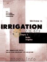 IRRIGATION SECTION 15   1974  PDF电子版封面     