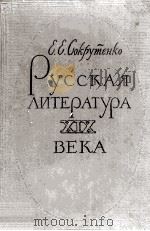 Русская литература XIX века   1965  PDF电子版封面     