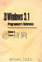 MICROSOFT WINDOWS TM 3.1 PROGRAMMER'S REFERENCE VOLUME 4 RESOURCES   1992  PDF电子版封面  1556154941   