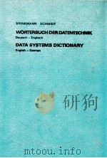 WORTERBUCH DER DATENTECHNIK DEUTSCH-ENGLISH . ENGLISH-DEUTSCH（1979 PDF版）