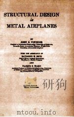 STRUCTURAL DESIGN OF METAL AIRPLANES（ PDF版）