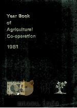 YEAR BOOK OF AGRICULTURAL CO-OPERATION 1981     PDF电子版封面     