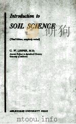 INTRODUCTION TO SOIL SCIENCE     PDF电子版封面    G.W.LEEPER 